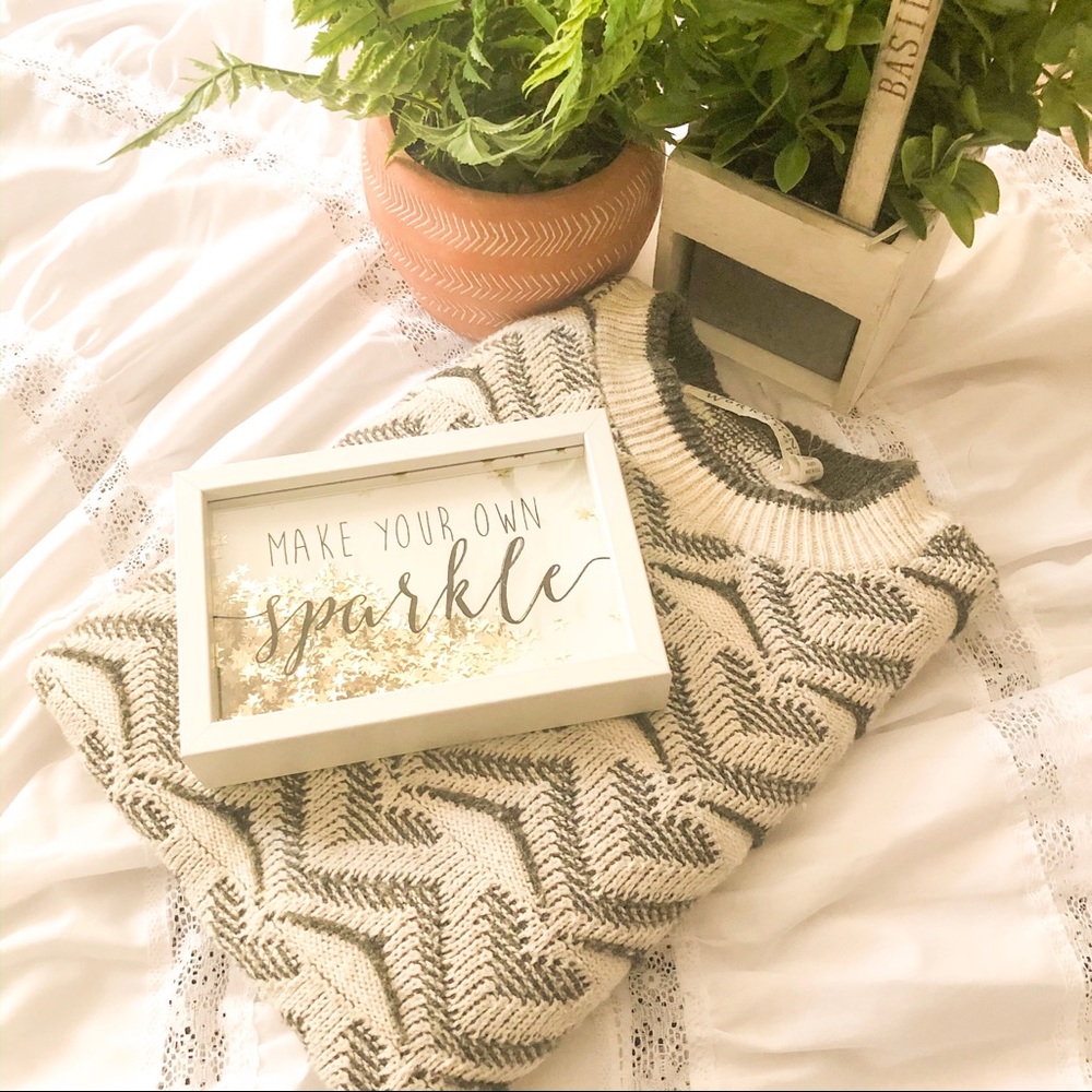 Vintage grandma heart sweater